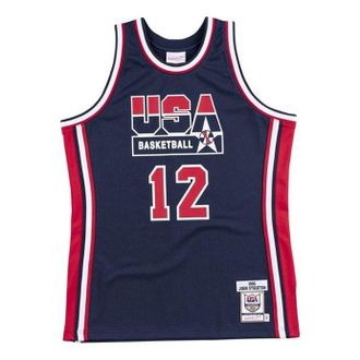 Mitchell & Ness Authentic Jersey Team USA 1992 John Stockton Navy AJY4GS18419-USANAVY92JST