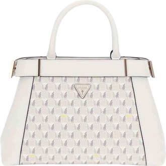 Guess G Wave Logo Handtas - Dames - Handtassen - Wit - ONE Size - Leer - Tassen