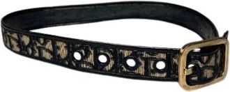 Dior Pre-owned Vintage Riem - Dames - Vintage Accessoires - Blauw - ONE Size - Leer - Vintage