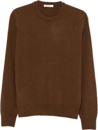 Entire studios Entire Studios - Knit Crewneck Cedar - Heren - Truien - Bruin - Maat: M/L Wol