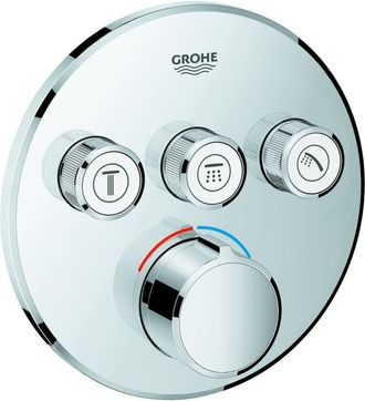 GROHE Mezclador empotrado SmartControl de Grohe tres válvulas de