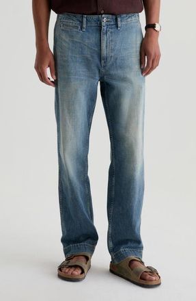AG - Adriano Goldschmied Archie Officer Straight Leg Jeans in 17 Years Sommelier at Nordstrom, Size 32 X 32