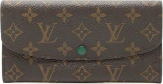 Louis Vuitton Brown Monogram Canvas Emilie Wallet (Authentic Pre-Loved)
