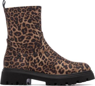 Xti WomenS Round Toe 144657 Booties In Leopard