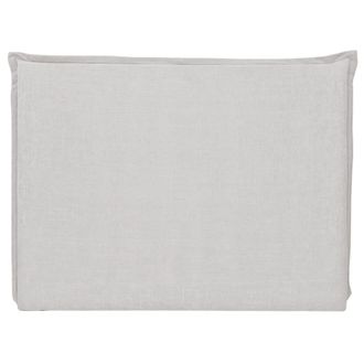 NATYAL Cabecero tapizado acolchado moderno para cama de 150cm en gris perla