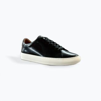 Frye Mens Astor Low Lace Sneaker In Black