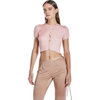 Mother of All Eline Knit Top in Baby Pink at Nordstrom, Size Medium