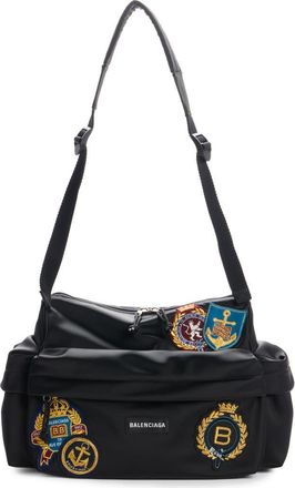 Balenciaga Small Explorer Multipocket Weekend Bag in 1084 Black/multicolor at Nordstrom