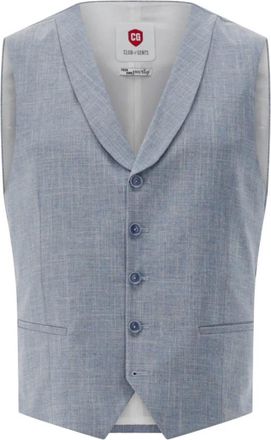 Club of Gents Paddy Gilet - Heren - Gillet - Blauw - M - Kostuums