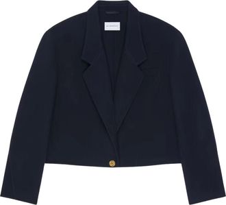 Givenchy Dames, Jassen, Blauw, Maat: S Wol
