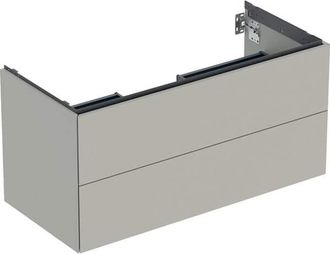 Keramag Geberit One Mueble Bajo Lavabo, 2 Cajones, 103.6x50.4x47cm