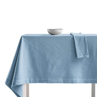 Biancoperla COLORADO Cotton Panama Tablecloth, Tiffany