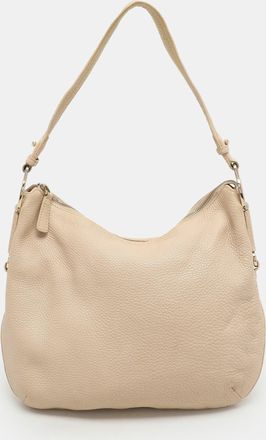 Aigner Beige Leather Hobo