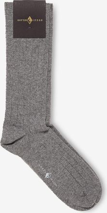 Sozzi Milano Kurze Socken im Rippstrick