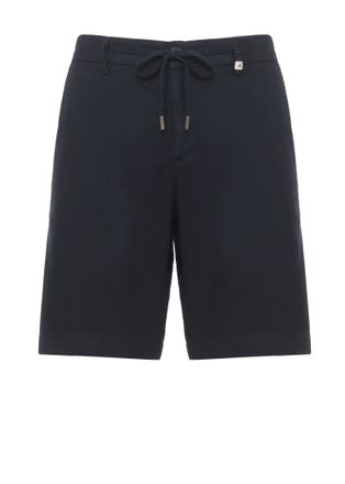 Myths Blue Apollo Drawstring Cotton Shorts