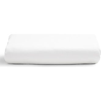 Christy Scallop Edge Luxury Cotton Sateen Fitted Sheets in White at Nordstrom, Size California King