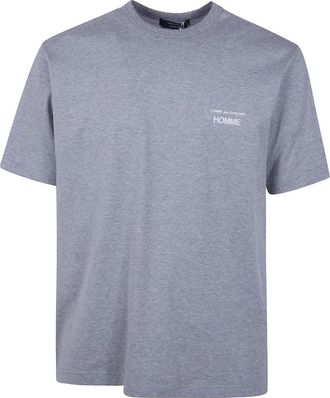 Comme Des Gar&ccedil;ons Logo T-shirt - Heren - T-shirts - Grijs - L - Katoen - Tops
