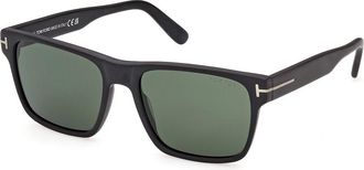 Tom Ford FT1205 CALDER 02N Mens Sunglasses Black Size 55