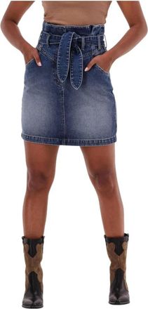 Catwalk Junkie Denim Rok Boogie Blauw - Dames - Spijkerrokken - Blauw - XS - Denim - Rokken