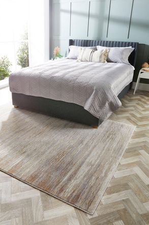 Origin Store Bevel Cream/Grey in Light Grey | Size: 160 cm x 230 cm