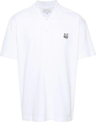 Maison Kitsun&eacute; Heren, Tops, Wit, Maat: 2XL Katoen