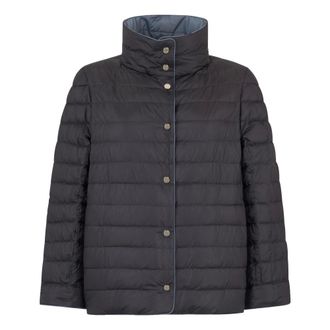 Moorer Down Jackets, female, Black, Size: M Cindy Padded Jacket