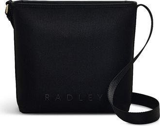 Radley London Medium Addison Lane Recycled Polyester Crossbody Bag in Black at Nordstrom Rack