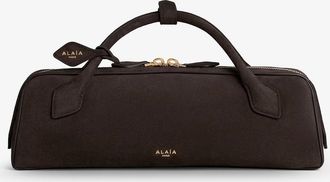 Alaia Borsa a mano Teckel Clutch in suede - ALAIA - gender_Woman