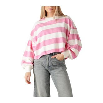 Catwalk Junkie Oversized gestreepte lange mouw - Dames - Sweatshirts - Veelkleurig - M - Hoodies & sweatvesten