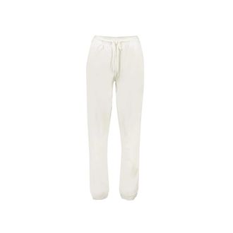North Sails Broeken, Dames, Wit, S, Katoen, Elegante Katoenen Broek met Hoge Taille