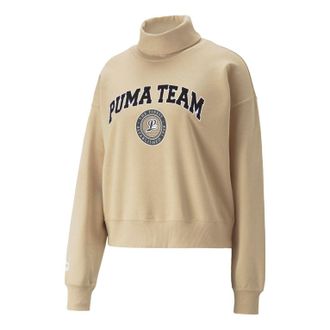 Puma (WMNS) PUMA Team Hoodie Beige 539271-67
