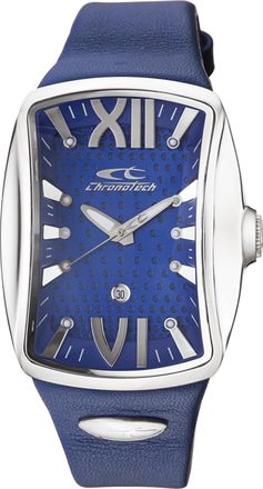 Chronotech Mens Blue Dial Band Watch - One Size
