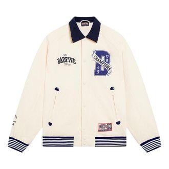 Li-Ning BadFive Logo Loose Fit Jacket Beige AJMS109-2