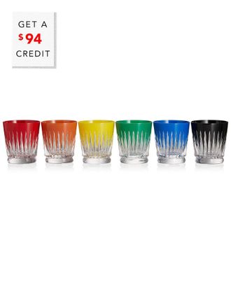 Waterford Set Of 6 New Year Tumblers: Firework