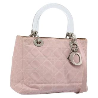 Dior Pre-owned Nylon Handtas - Dames - Vintage Handtas - Roze - ONE Size - Nylon - Vintage