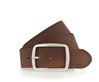 Mustang Lederg&uuml;rtel MUSTANG, Damen, Gr. 100, braun (660 bailys), Rindsleder, G&uuml;rtel Lederg&uuml;rtel, Pull-Up-Leder mit Vintagecharakter, 4 cm