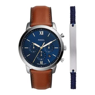 Fossil Heren, Accessoires, Bruin, Maat: ONE Size Leer