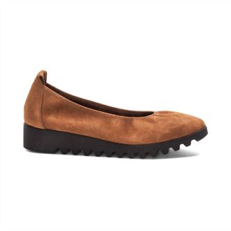 Aetrex Womens Brianna Ballet Flat In Scotch