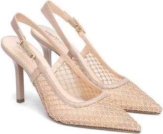 Nero Giardini Slingback Pointed Toe Pump in Antique Rose at Nordstrom, Size 10Us
