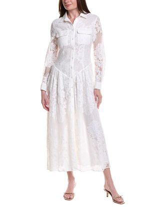 Bardot Agatha Lace Shirtdress