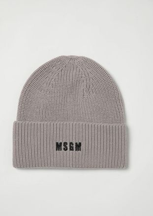 Msgm Hat MSGM Woman color Grey