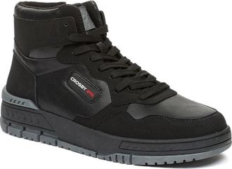 Crosby Casual Enkellaarsjes Met Gesloten Neus - Heren - Veterlaarzen - Zwart - 43 EU - Schoenen
