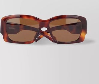 Jacquemus rectangular tortoiseshell frame sunglasses