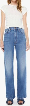 Mother High Waisted Bookie Sneak Bootcut Jeans In Knick Knack Paddy Whack