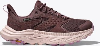 Hoka One One Womens Anacapa 2 Low Gtx Shoes In Smoky Quartz / Cosmic Pearl
