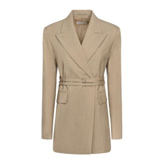 Sportmax Mujer, Chaquetas, Beige, Talla: S