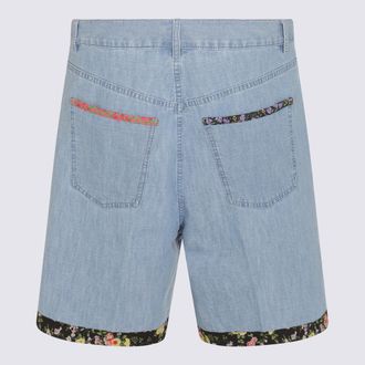 Valentino Mens Shorts Light Blue _co