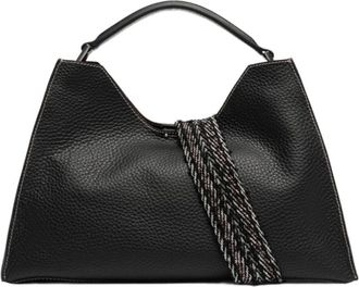 Gianni Chiarini Aurora - Dames - Handtassen - Zwart - ONE Size - Leer - Tassen