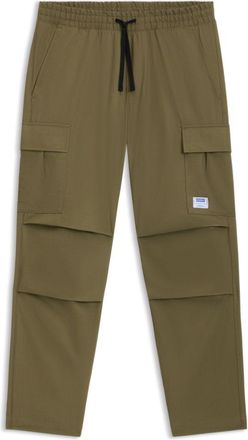 HUGO BOSS Relaxed-fit cargo trousers in ripstop cotton