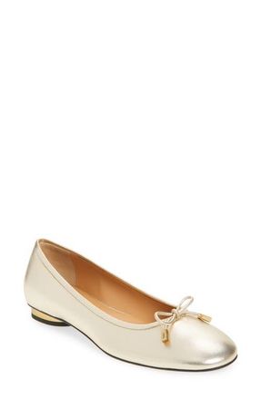 Tod's Ballerina Flat in Bianco Lana at Nordstrom, Size 10.5Us